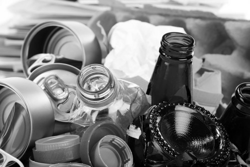 Front view of cleared garden area with green lawn and removed debris